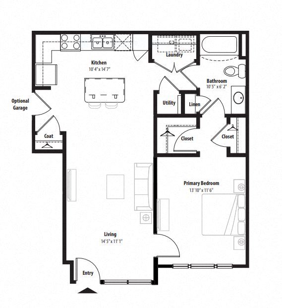 A1 Floor Plan at Ridge at Castle Rock